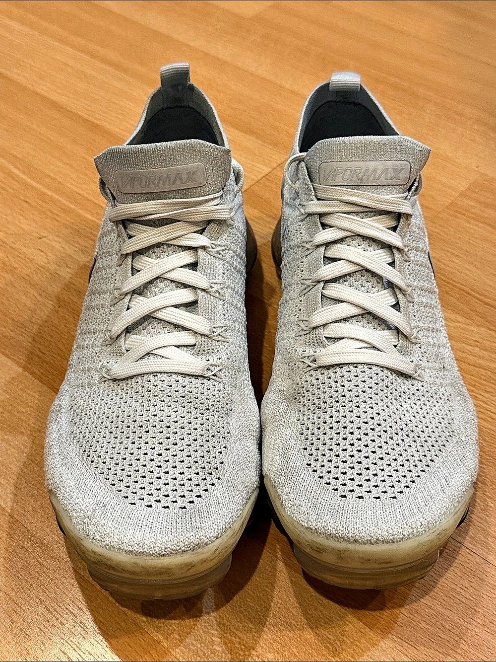 Nike Air VaporMax Flyknit 3 Athletic Shoes in White